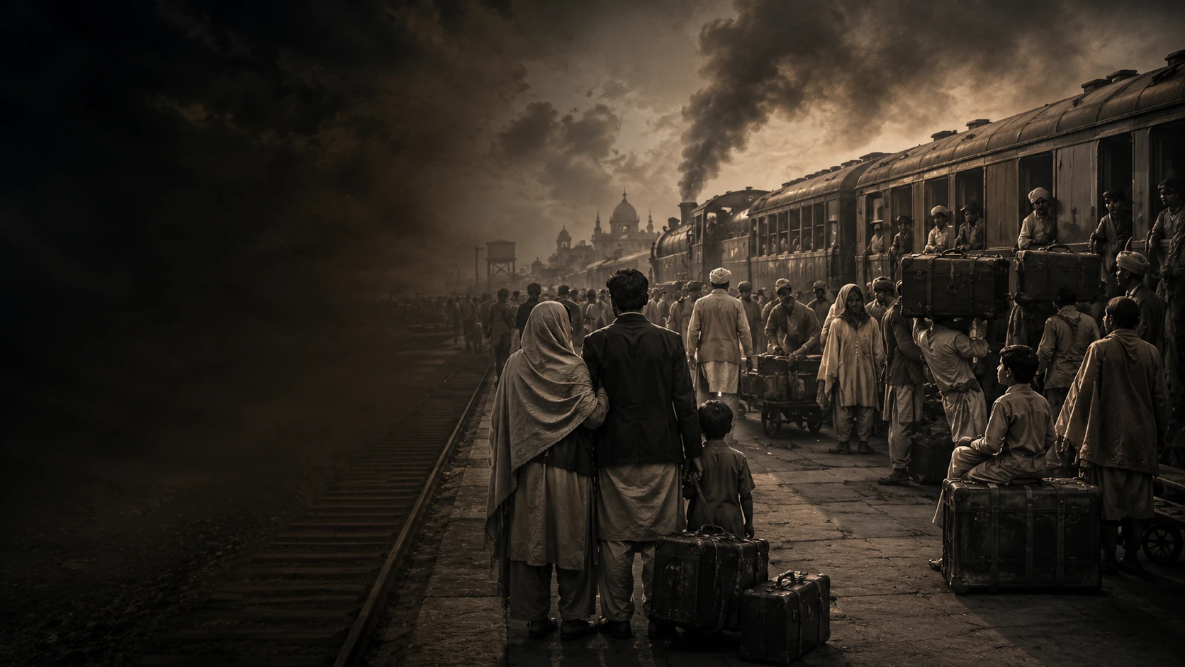 Visual interpretation of displacement and rebuilding during the 1947 Partition